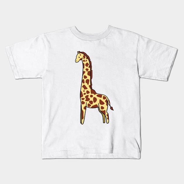 Finn the Giraffe Kids T-Shirt by Myksbug 